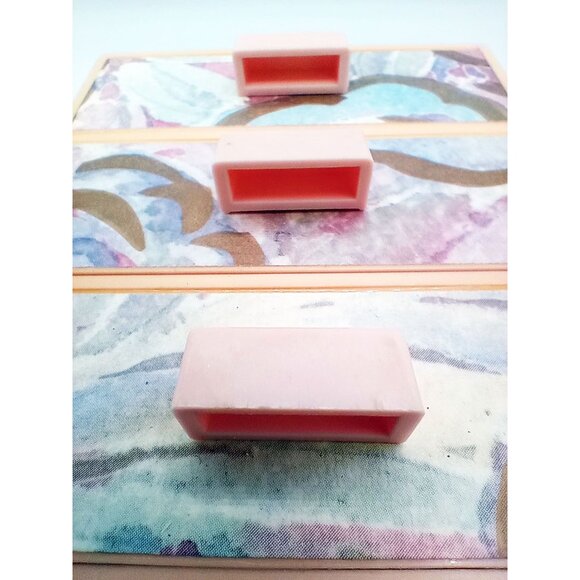 Jewelry Box Avon Floral Impressions Vintage 1988 3 Drawer Miniature Keepsakes - Picture 11 of 14